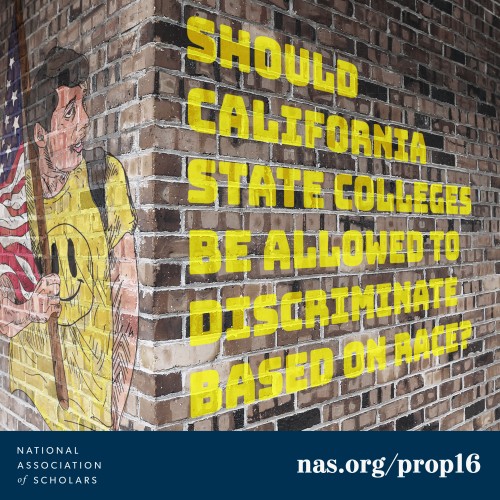 Should California state colleges be allowed to discriminate based on race?
